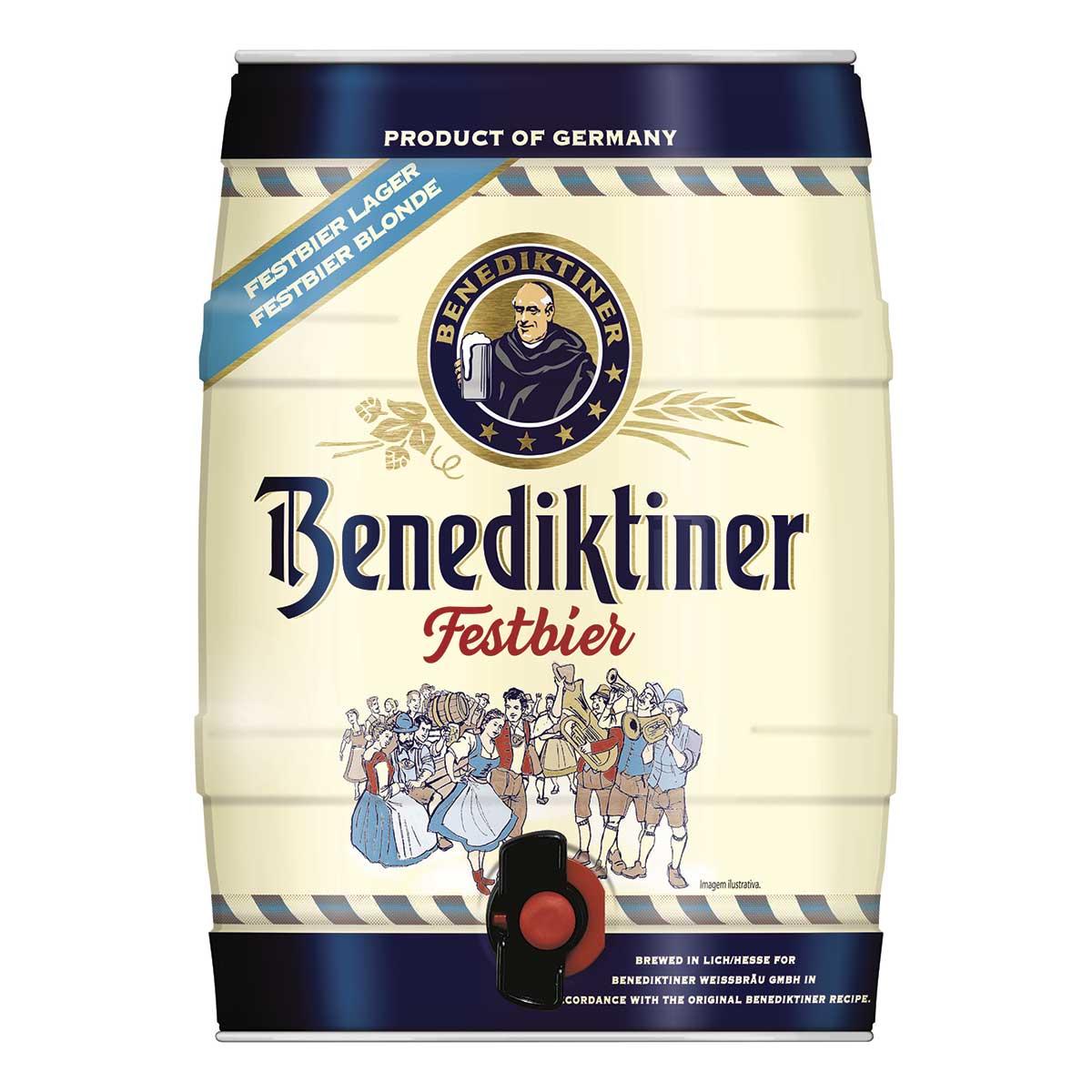 Bom 5L Benediktiner Festbier - bia Đức nhập khẩu chính hãng