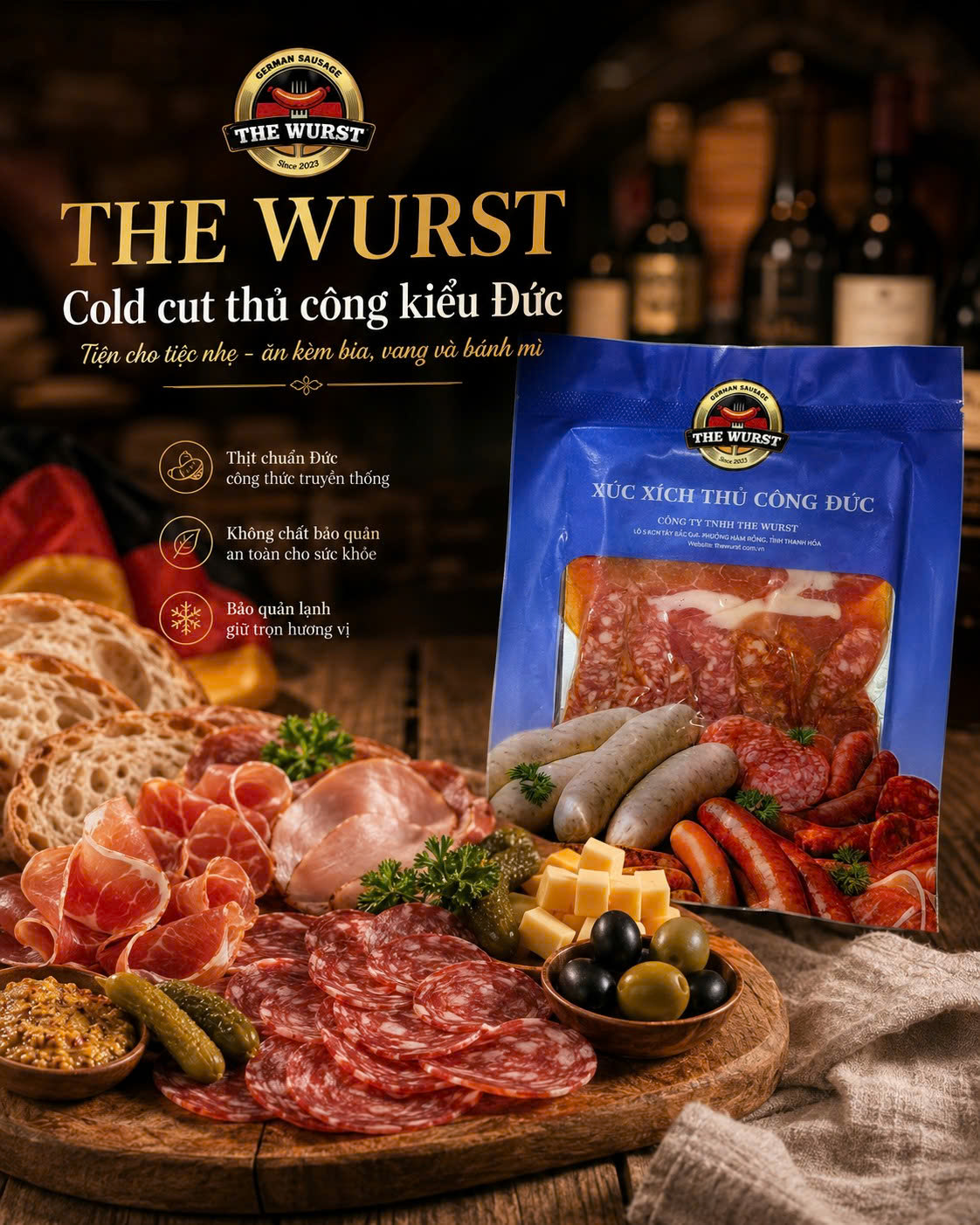 Thịt nguội thủ công kiểu Đức